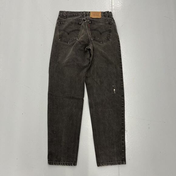 Vintage 90s Levi's 550 Black Relaxed Fit Jeans 31x31 - Picture 2 of 4